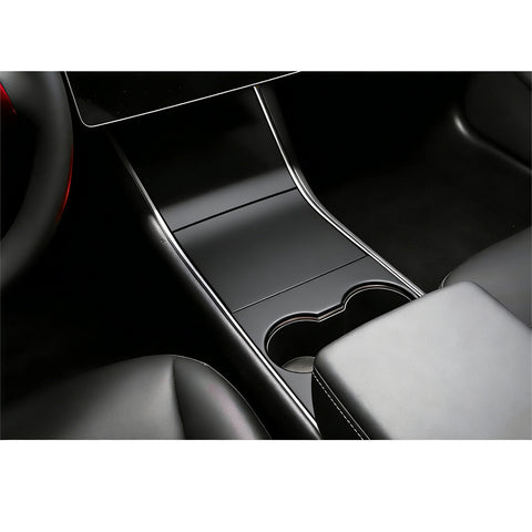 4pcs/Set Center Console Wrap Decor Sticker Accessories for Tesla Model 3/Y 17-20