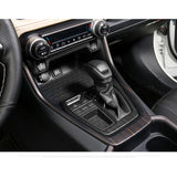 Wood Grain Center Console Gear Shift Cover Trim For Toyota RAV4 2019-2024
