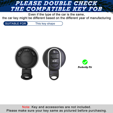 x xotic tech Union Jack UK Flag Style Key Fob Cover Holder Protector Compatible with MINI Cooper R55 R56 R57 R58 R59 R60 R61 F56 F55 F54 F57 F60 Smart Key