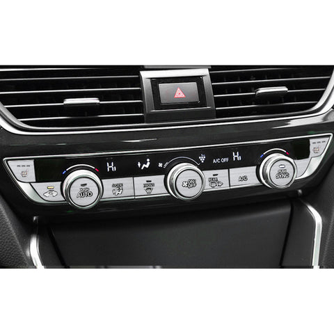 Red Aluminum Center Console Dashboard Switch Cover Trim For Honda Accord 2018-21