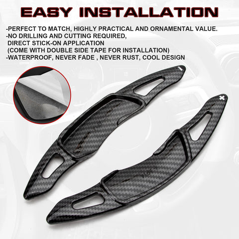 Red Aluminum Paddle Shifter Extension For Subaru Forester Outback Legacy 2012-up