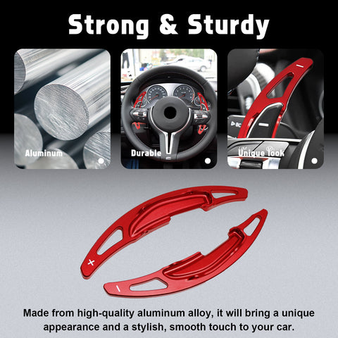 Aluminum Paddle Shifter Extension Decor Cover For BMW M2 M3 M4 M5 M6 Accessories