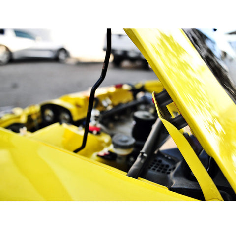 4Sets Steel Bulkhead Riser Kit, Engine Motor Hood Vent Spacer Riser, 1 inch 8mm Aluminum Alloy Engine Hood Ventilation Spacer for Auto Engine Turbo Swap