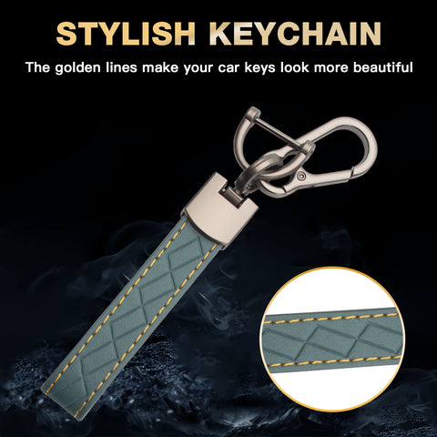 2Pcs White TPU Full Cover Key Fob Holder For Porsche 911 Carrera Taycan 2020-up