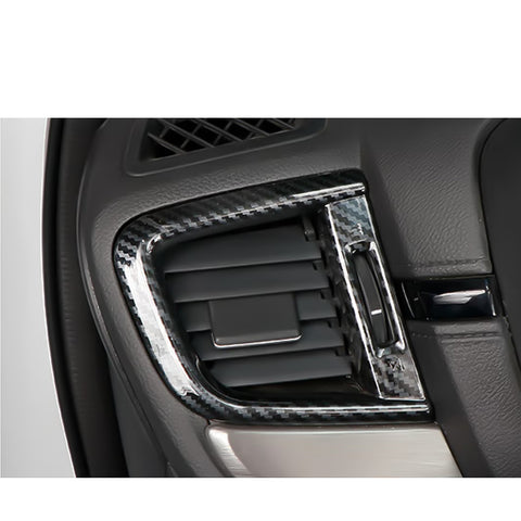 Carbon Fiber Pattern Side AC Vent Outlet Cover Trim For Honda CR-V 2017-2022