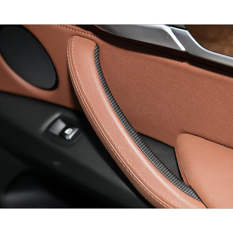x xotic tech Door Pull Handle Cover Compatible with BMW X5 Series X5 Series F15/F85 2014-2018, BMW X6 Series F16/F86 2015-2018, Inner Passenger Right Side Door Handle Protective Cover