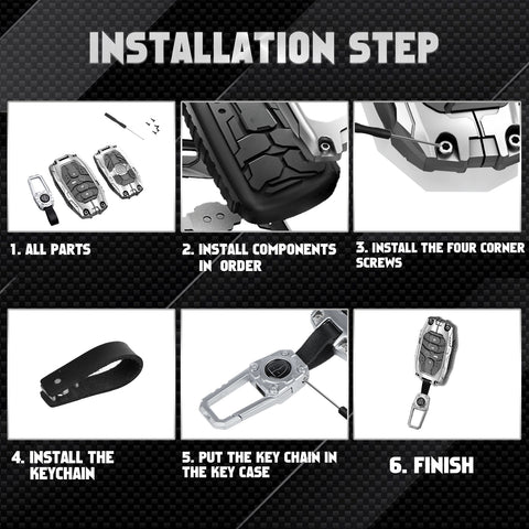 x xotic tech Mech Style Heavy Metal Key Fob Cover Compatible with Honda Civic, Accord, CR-V, HR-V, Pilot 2022–2026, Zinc Alloy Key Case Protector Shell Keychain