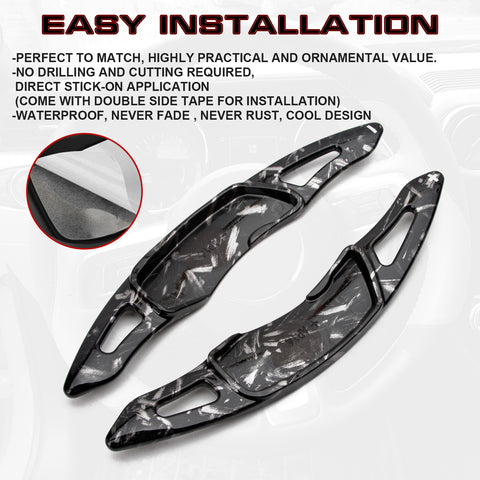 Red Aluminum Paddle Shifter Extension For Subaru Forester Outback Legacy 2012-up