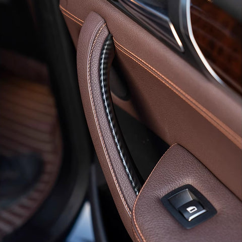 x xotic tech Car Inner Door Handle Covers, 1PC Front Passenger Side Door Pull Handle Cover Trim Compatible with BMW X3 F25 2010-2016, BMW X4 F26 2014-2017