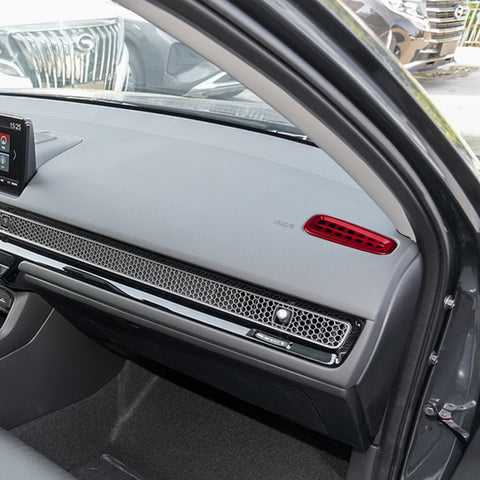 Glossy Red Dash/Side Air Vent Frame Decor Trim For Honda Civic 11th Gen 22-up