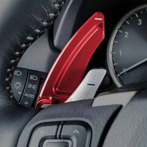 Red Aluminum Paddle Shifter Extension For Lexus IS200t IS200 IS250 IS300 2013-up