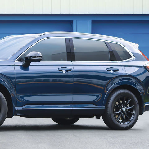 x xotic tech Pillar Post Side Door Window Cover Trim Pre-Cut Molding, Compatible with Honda CRV 2023-up (Glossy Black)