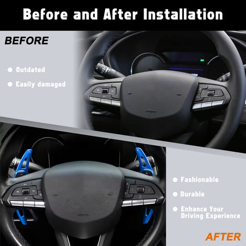 Paddle Shifter Extension Decor Cover Kit For Cadillac XT4 CT4 CT5 XT6 2020-up