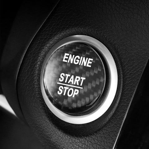 Genuine Carbon Fiber Ignition Start Stop Button Trim For Mercedes B C E S G CL SL ML GL CLA CLS GLA GLC GLK GLE GLS Class W176 W246 W205 X253 X156 C117