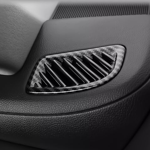 x xotic tech 2Pcs Center Console Air Conditioning Dashboard Air Vent Cover Trim Compatible with Toyota Highlander 2020-up Interior Decoration Car Accessories