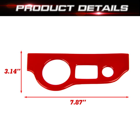 Headlight Switch Button Panel Cover Trim for Challenger 2015-up Charger 2010-up