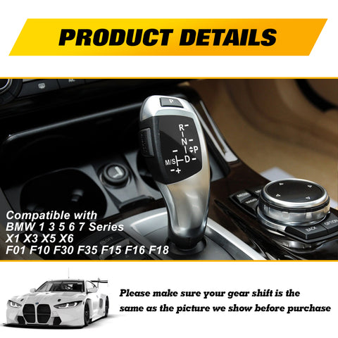 Gear Shift Knob Panel Button Cover Replacement For BMW 1 3 5 6 7 Series X1 X3