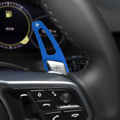 Red Aluminum Paddle Shifter Extension For Porsche Panamera Macan Cayenne 718 918