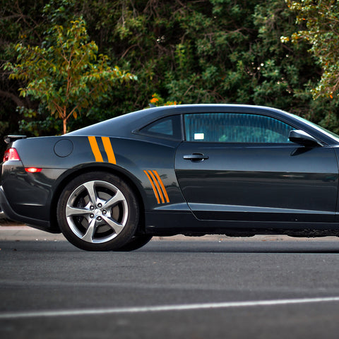 Racing Style Side Vent Fender Stripes Decal Cover For Chevrolet Camaro 2010-15