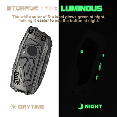 x xotic tech Mech Style Heavy Metal Key Fob Cover Compatible with BMW 2023 2024 2025 X1 X5 X6 X7 i7 Xi 3 5 7 Series 740i 760i XM IX IX3 I5 I7, Zinc Alloy Key Case Protector Shell Keychain