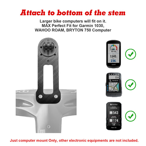 Computer Mount Holder GARMIN WAHOO for DEDA ALANERA Integrated Cockpit Handlebar