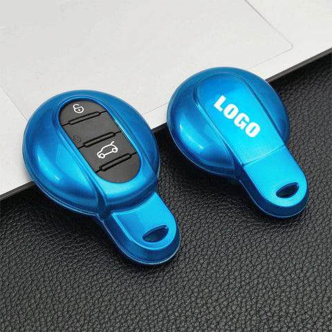 x xotic tech ABS Key Fob Cover Case Shell Holder Protector Compatible with MINI Cooper 3rd Gen F55 F56 F57 F54 Clubman, Gen2 F60 Countryman Smart Key