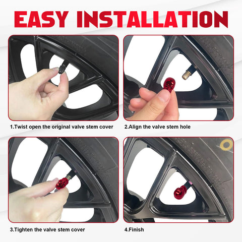 Skull Style Tire Stem Valve Caps Wheel Valve Covers Car Dustproof Tires Cap 8pcs