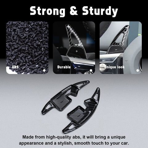 Paddle Shifter Extension Decor Cover For BMW 5 Series G60 2024-up X1 U11 X3 G45