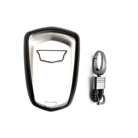 TPU Key Fob Cover w/Keychain For Cadillac ATS CT6 XT5 CTS XTS Escalade #HYQ2AB