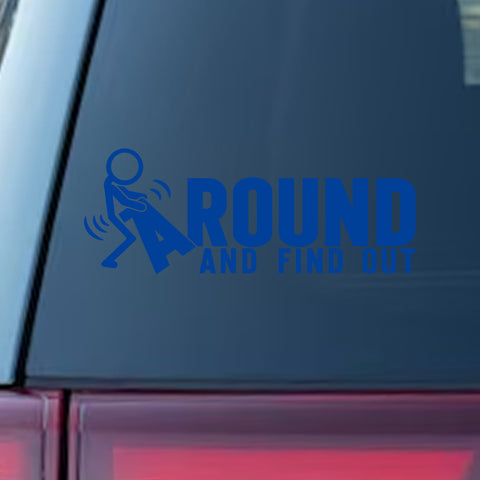 Xotic Tech FAFO Funny JDM F*ck Around and Find Out Sticker Decal Vinyl Graphic for Cars Bumper Window Trucks Vans Walls Laptop 3" x 7"