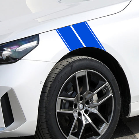 x xotic tech Fender Stripes Hash Marks KK Vinyl Decal Universal for Car Truck Sticker Racing Stripe 11"x23"