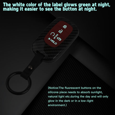 Carbon Style Shell+Silicone Cover Smart Key Fob Case Holder For Honda Civic Accord Pilot CR-V HR-V