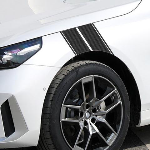 x xotic tech Fender Stripes Hash Marks KK Vinyl Decal Universal for Car Truck Sticker Racing Stripe 11"x23"