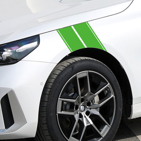 x xotic tech Fender Stripes Hash Marks KK Vinyl Decal Universal for Car Truck Sticker Racing Stripe 11"x23"