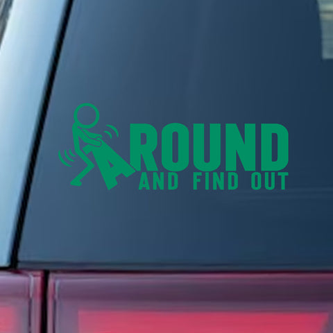 Xotic Tech FAFO Funny JDM F*ck Around and Find Out Sticker Decal Vinyl Graphic for Cars Bumper Window Trucks Vans Walls Laptop 3" x 7"