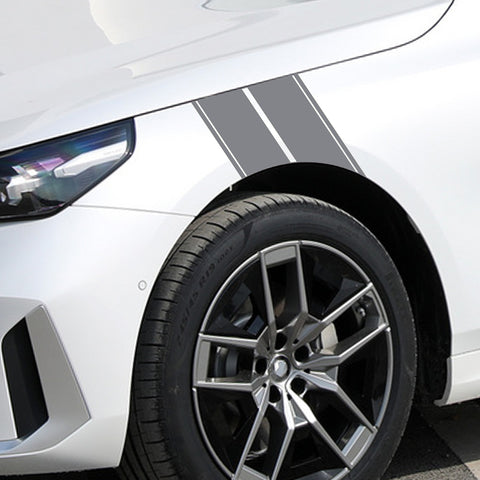 x xotic tech Fender Stripes Hash Marks KK Vinyl Decal Universal for Car Truck Sticker Racing Stripe 11"x23"