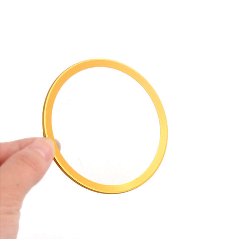 Steering Wheel Center Decoration Cover Trim For Audi A3 A6 Q3 Q5 A5 A6L Gold/Red