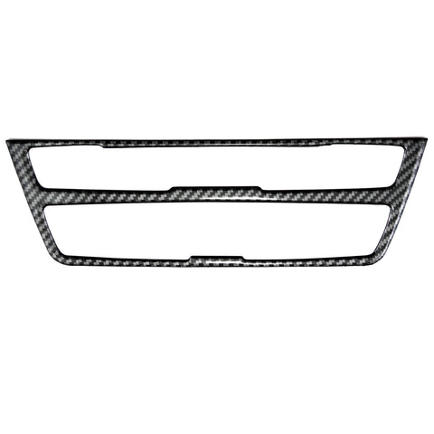 Real Carbon Fiber AC Vent Engine Start Frame Panel Cover Trim For BMW 3 4 Series