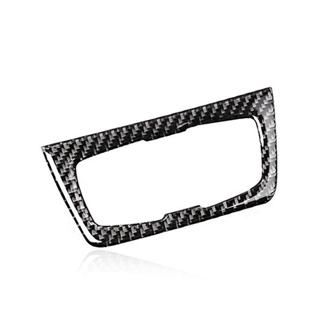 Real Carbon Fiber Side AC Vent Multimedia Control Panel Cover For BMW 3 Series