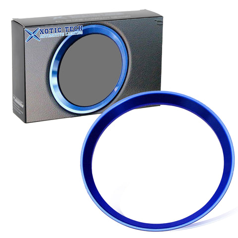 Glossy Car Steering Wheel Center Logo Ring Trim For Mercedes Benz B C GLK