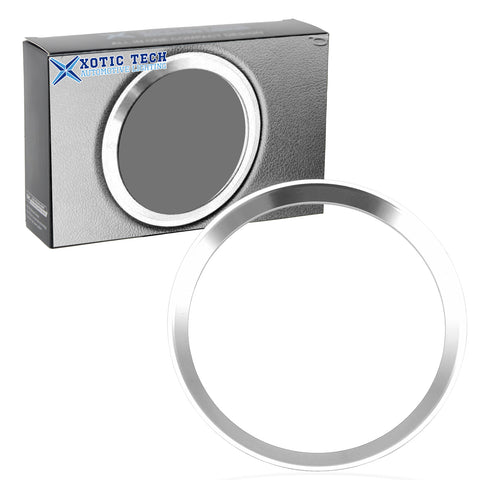 Glossy Car Steering Wheel Center Logo Ring Trim For Mercedes Benz B C GLK