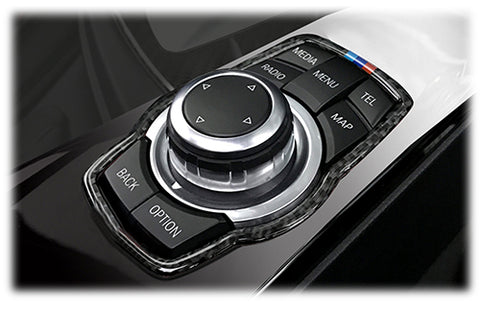 M Colored Carbon Fiber Window Switch Engine Start Molding Trim For BMW F30 F32