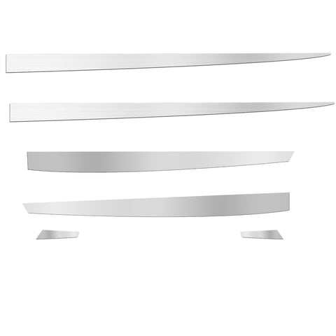 Chrome Side Window Mirror Stripe Door Panel Cover Trim For Honda Accord 18-2022