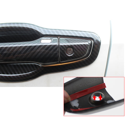 For Honda CR-V CRV 2017-2022 Carbon Fiber Style Door Handle + Bowl Cover Trims