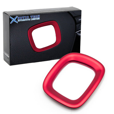 1pcs Red ABS Steering Wheel Center Logo Cover Trim Decoration Sticker for Honda Accord 10th 2018-2019