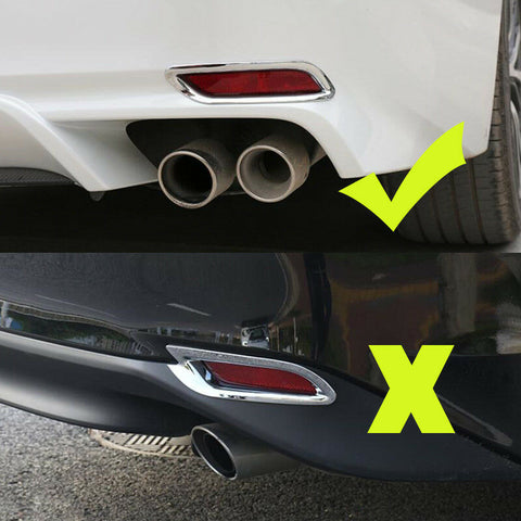 Rear Lower Bumper Lip Fog Light Molding Cover Trim For Toyota Camry SE XSE 2018+