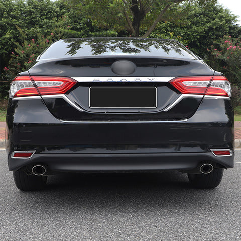 Rear Lower Bumper Lip Fog Light Molding Cover Trim For Toyota Camry SE XSE 2018+