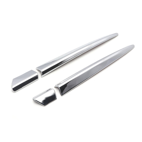 Chrome Keyless Door Handle Bowl+Side Mirror Stripes Cover Trim For Civic 16-2021