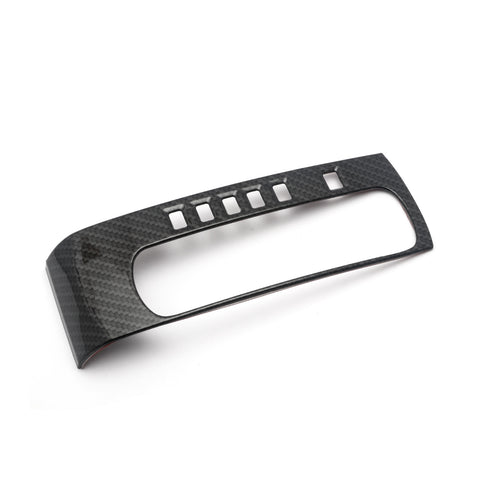 Carbon Fiber Style Gear Shift Console Side Upper Panel Cover For Civic 10th Gen