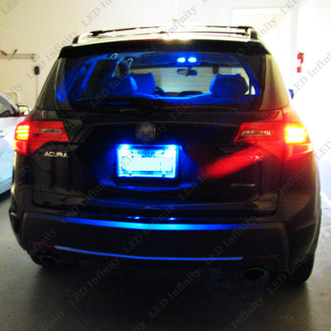 2x New Blue 36mm 6148 6486X 6418 Error Free 3-SMD LED Bulbs License Plate Light